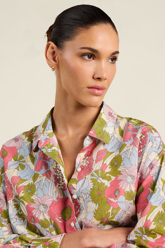 Emilia Oversized Shirt Tarsila Bloom