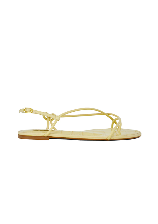 Malta Leather Flat Sandal
