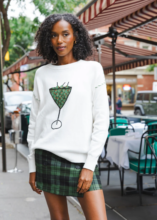 Riley Crewneck Sweater - Extra Olives