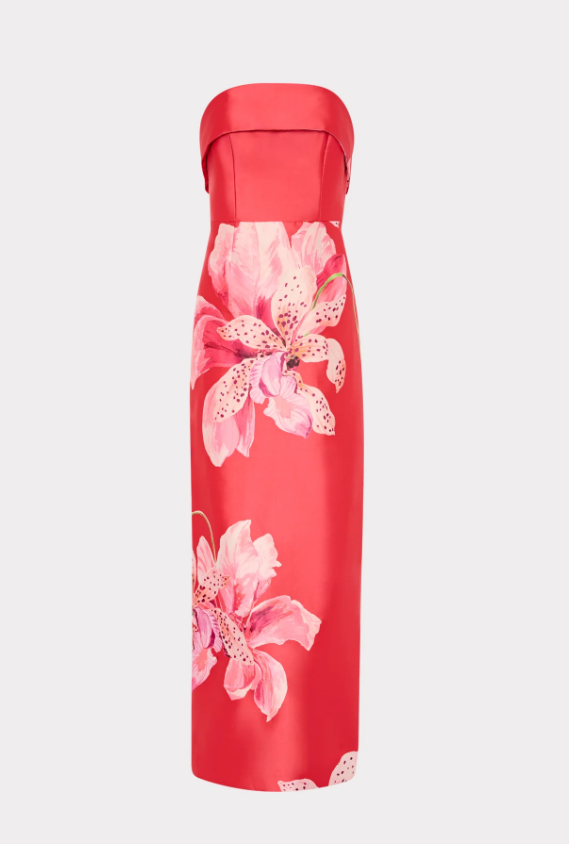 Ciara Printed Faille Dress