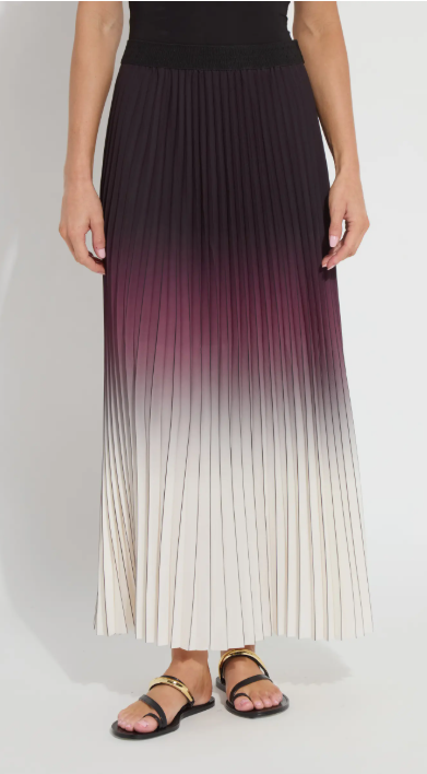 Fortunata Pleated Chiffon Skirt