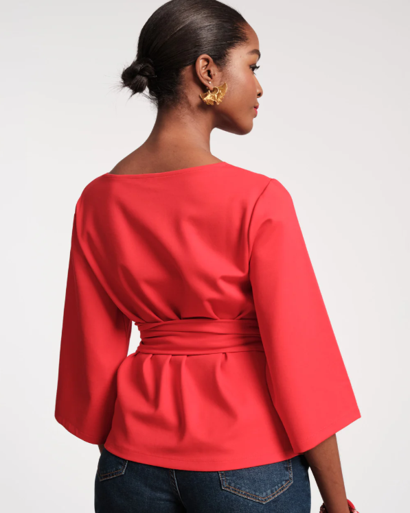 Whitney Wrap Top