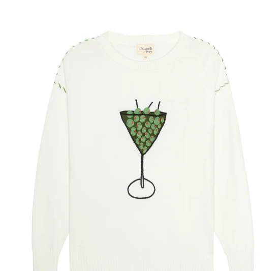 Riley Crewneck Sweater - Extra Olives