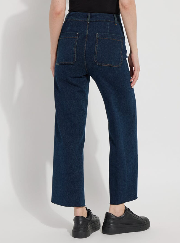 Erin Wide Leg Denim Pant - Indigo