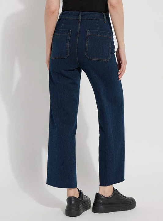 Erin Wide Leg Denim Pant - Indigo