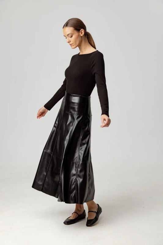 Black Solana Skirt