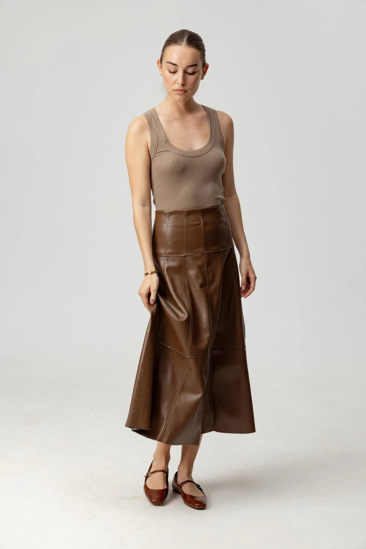 Brown Solana Skirt