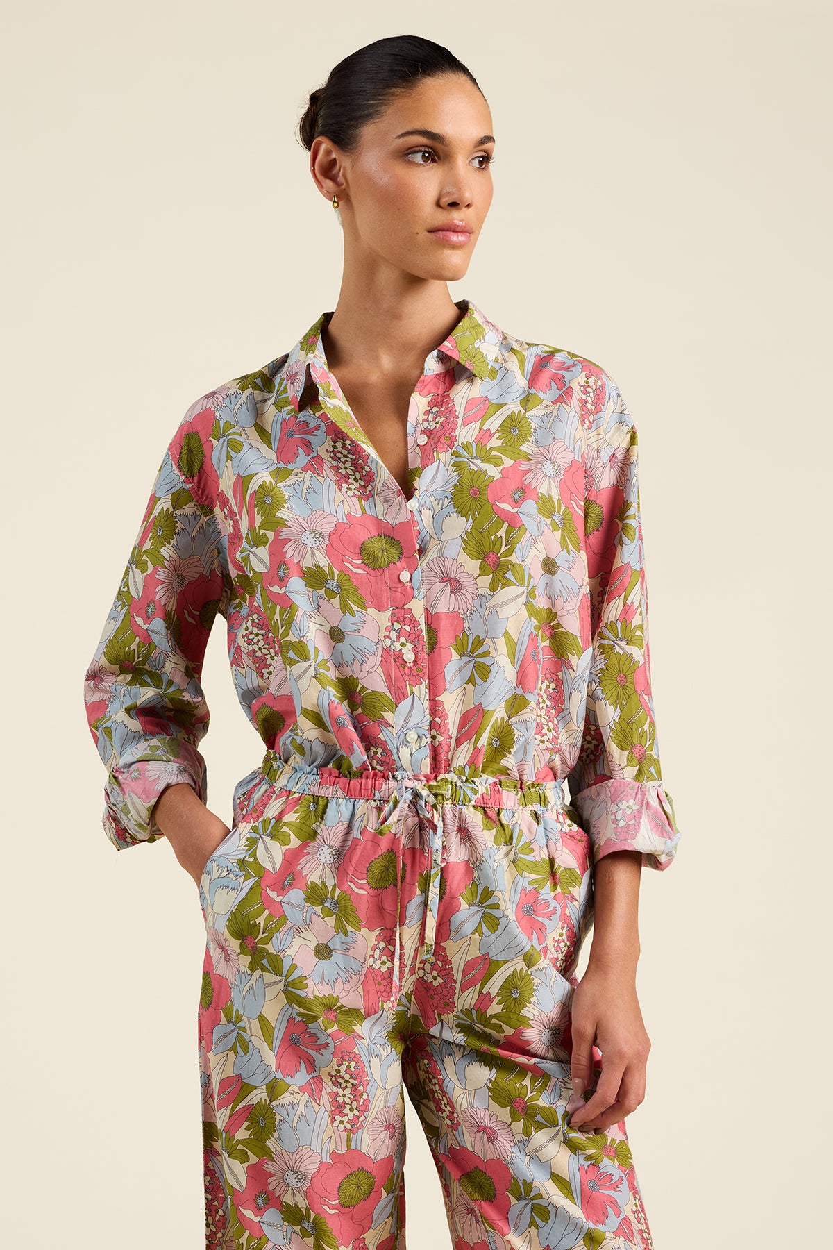 Emilia Oversized Shirt Tarsila Bloom