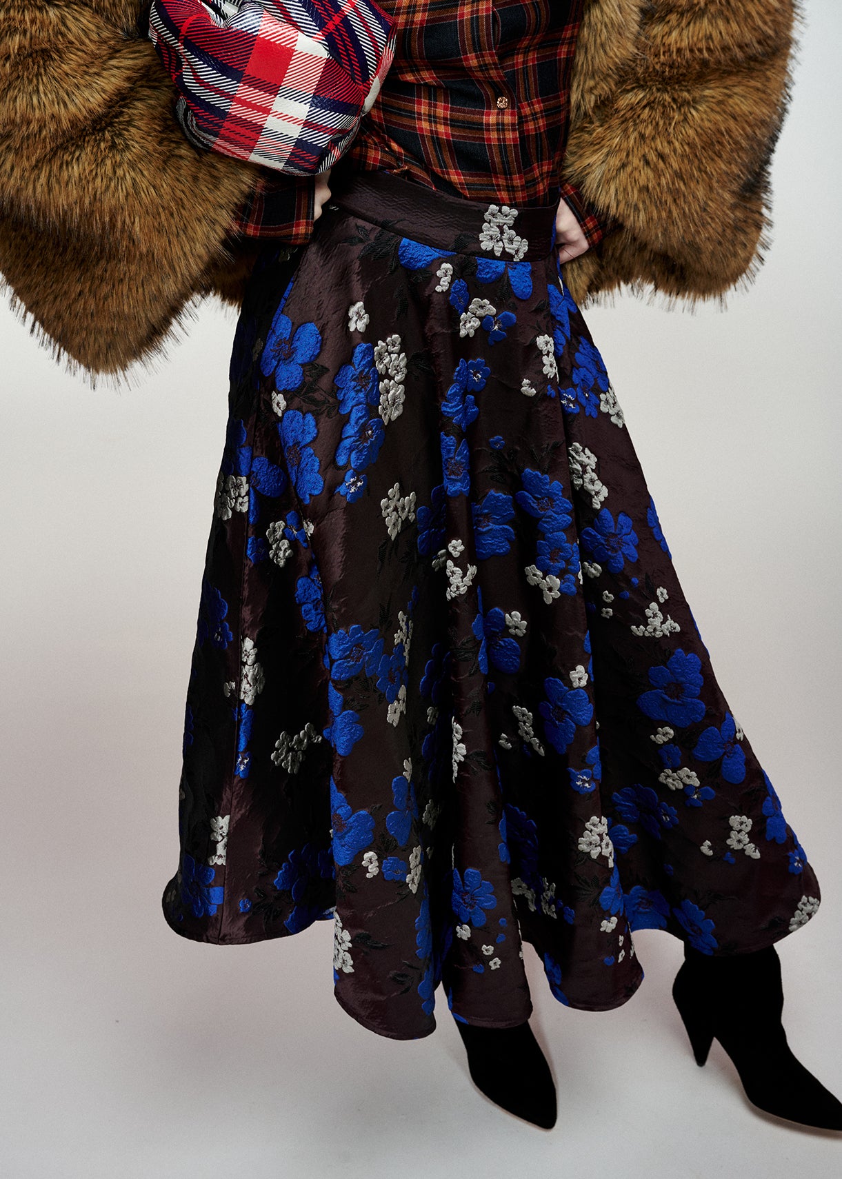 KATHYANNE CIRCLE MIDI-SKIRT