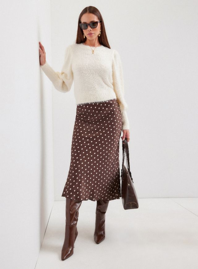 Mia Bias Midi Skirt