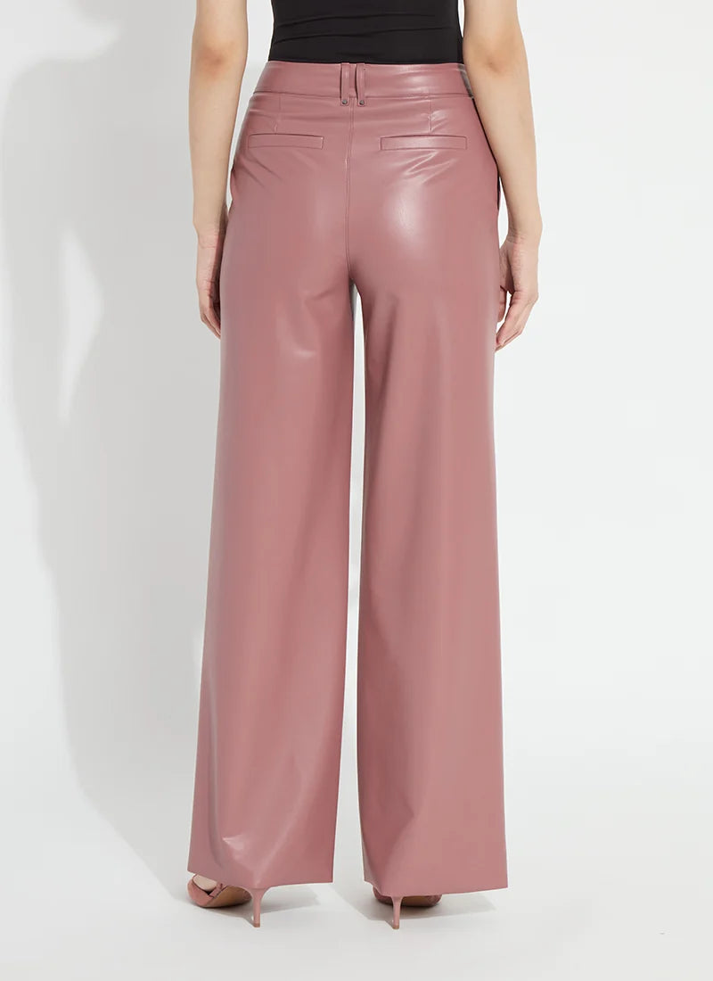 Ada Pull-On Vegan Leather Trouser