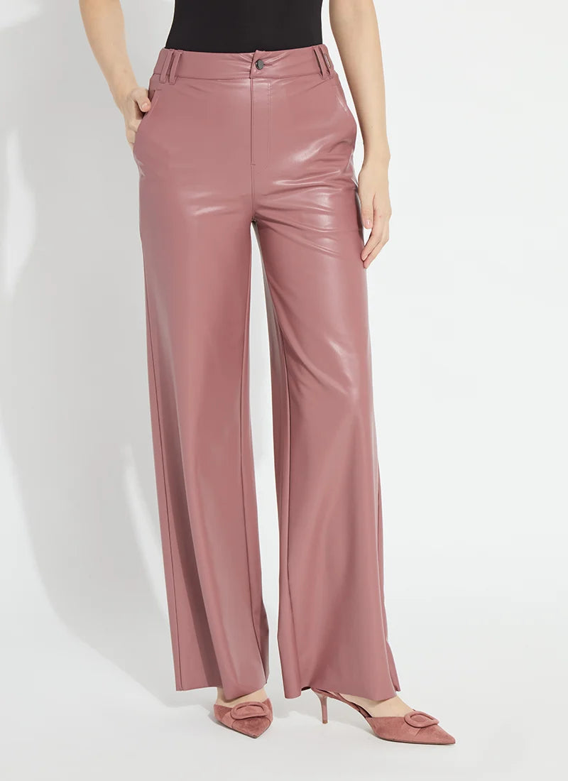 Ada Pull-On Vegan Leather Trouser