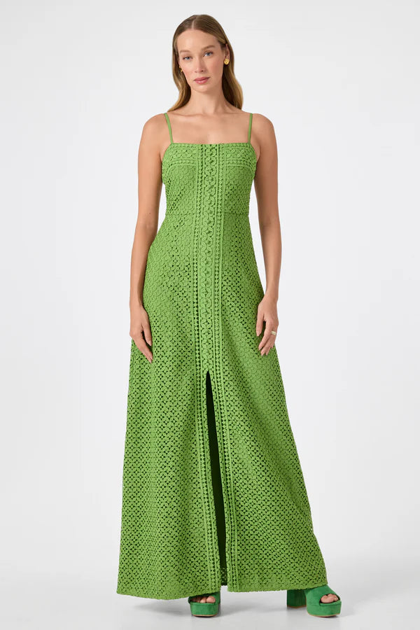 Akumi Sleeveless Lace Maxi Dress