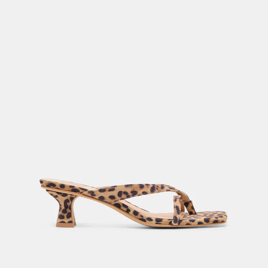 Brevel Leopard Suede Heel