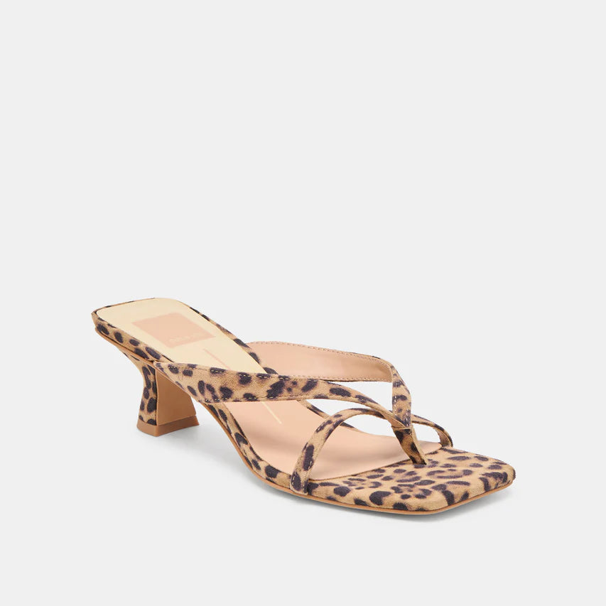 Brevel Leopard Suede Heel
