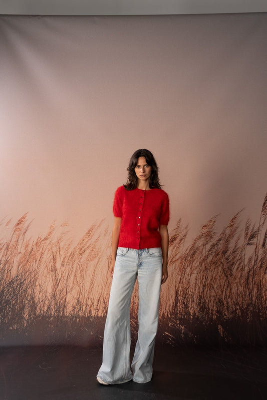 Brushed Chamonix Tee Cardi