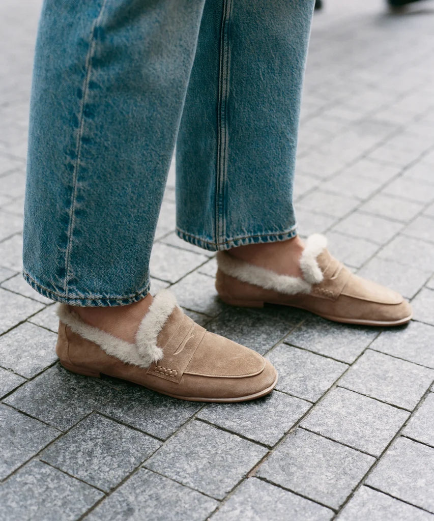 Cloey Plush Suede Loafer