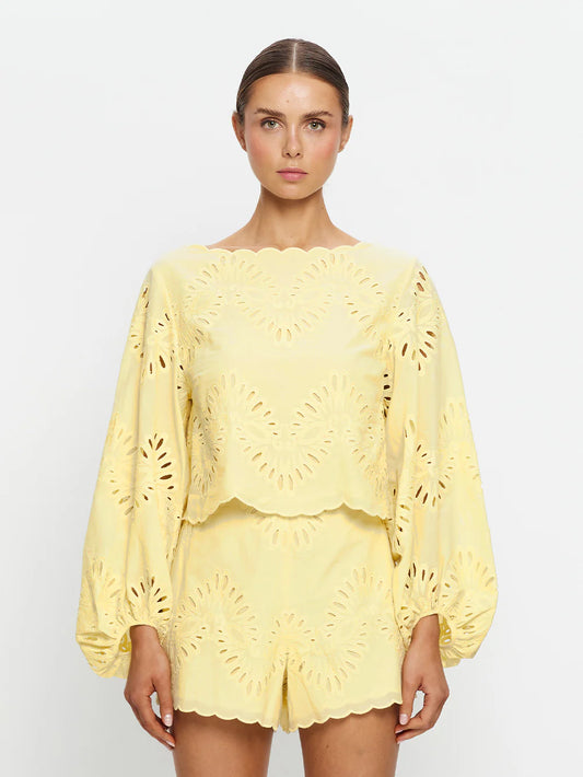 Danielle Top - Butter Yellow