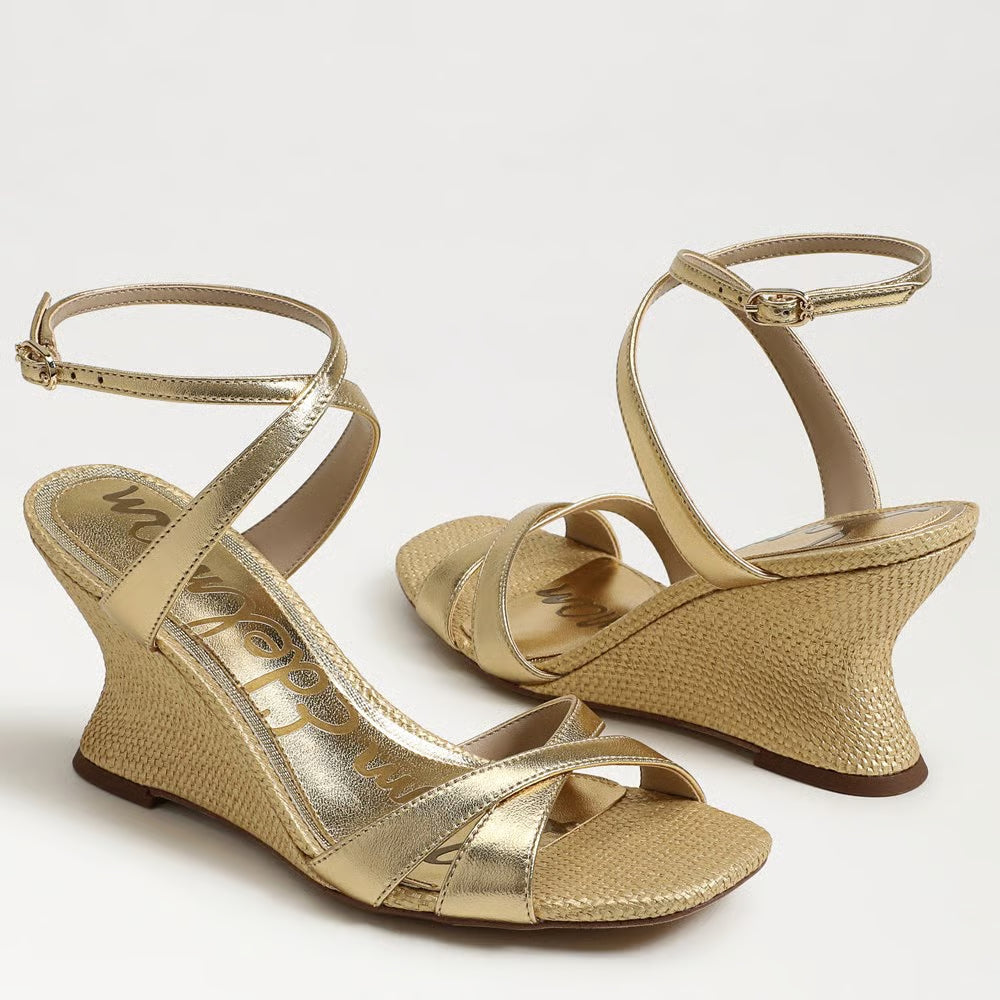 Davi Ankle Strap Wedge Sandal