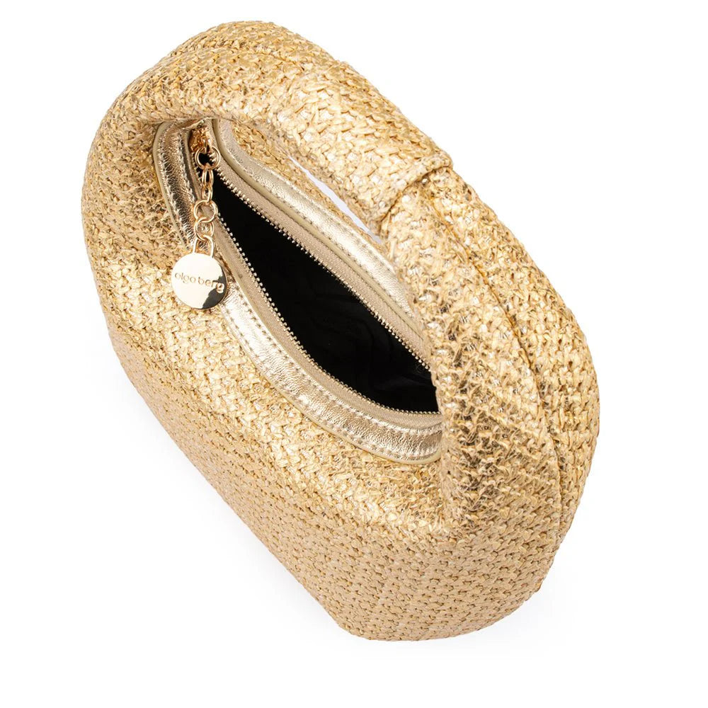 Gold Woven Hobo
