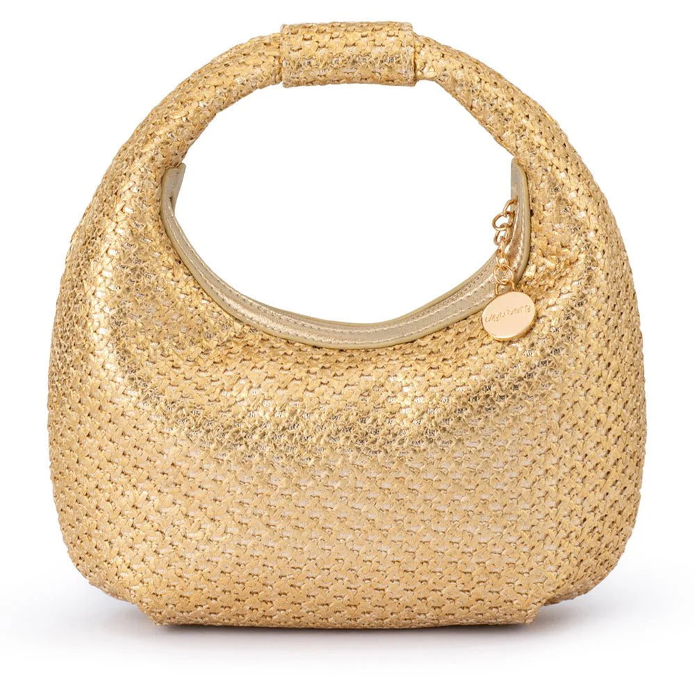 Gold Woven Hobo