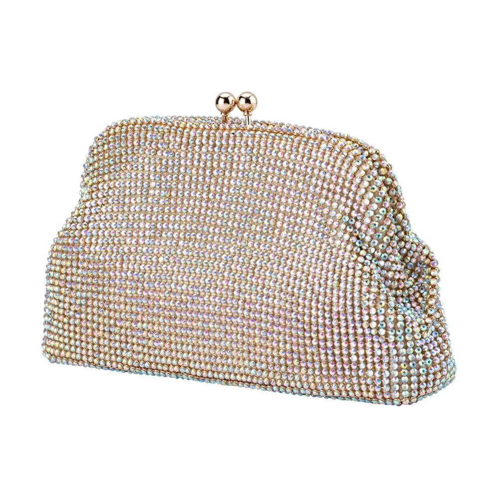 Crystal Mesh Clutch