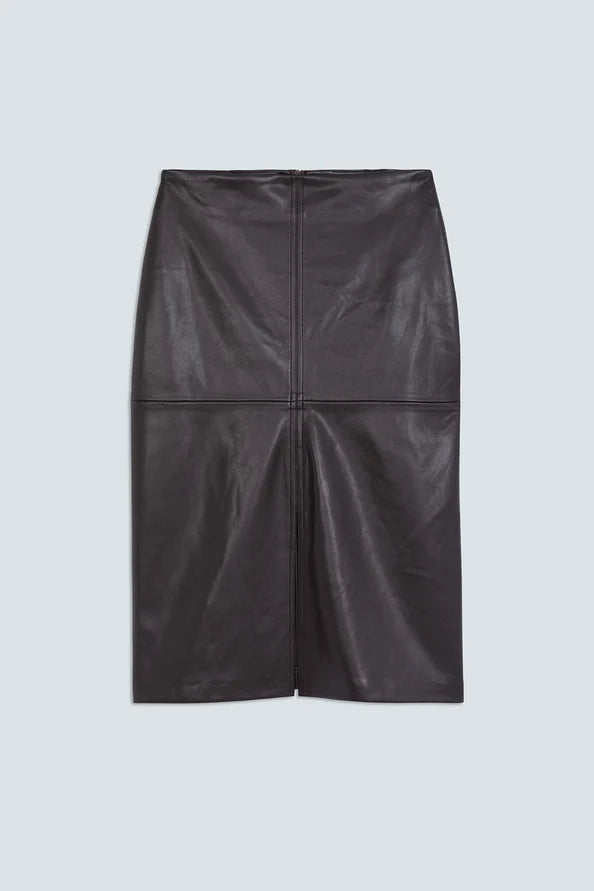 Forever Faux Leather Midi Skirt