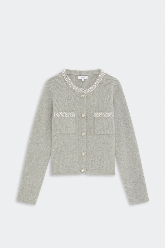 Garvi Cardigan w/ Pearls