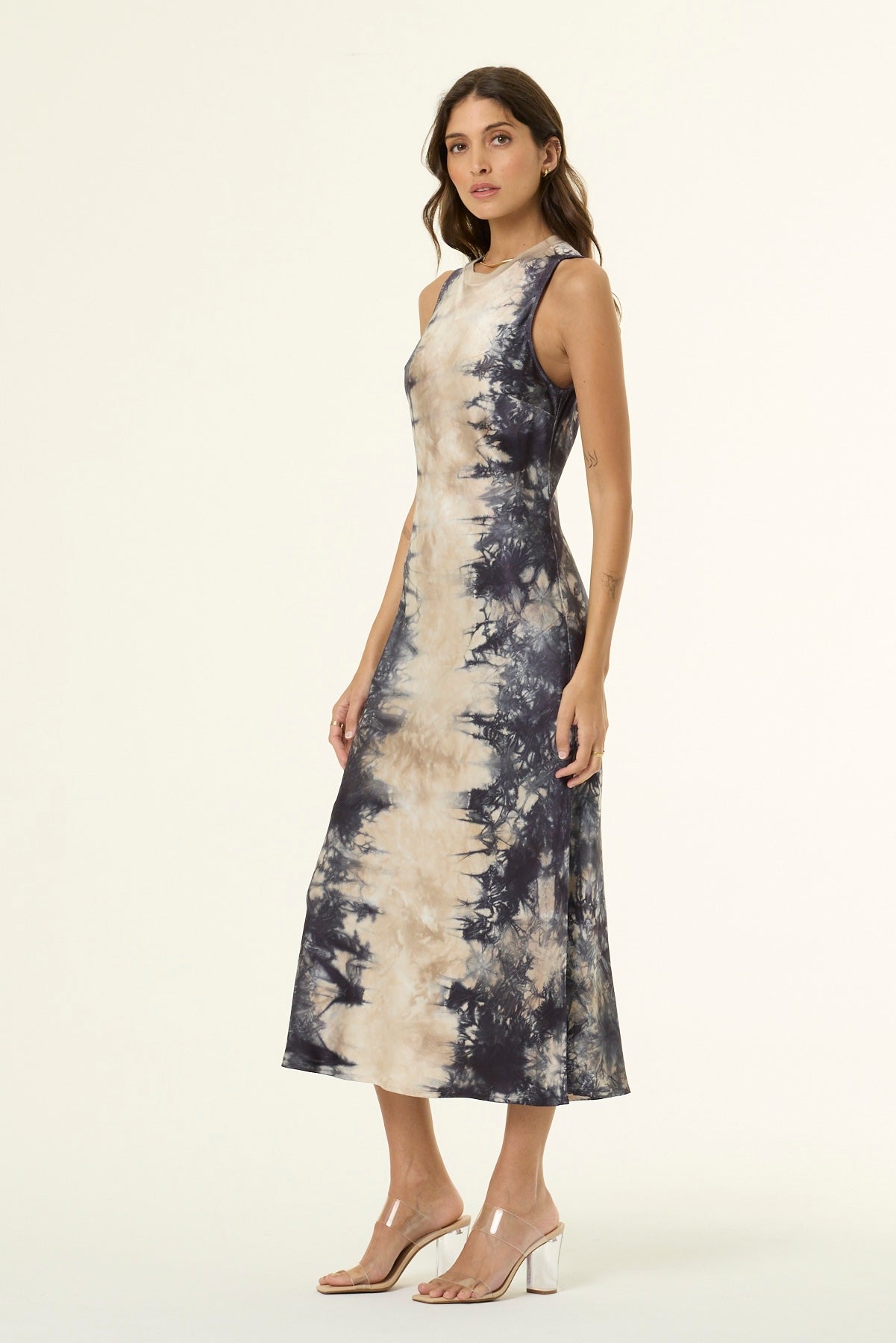 Quinta Midi Dress // Midnight Galaxy Wash