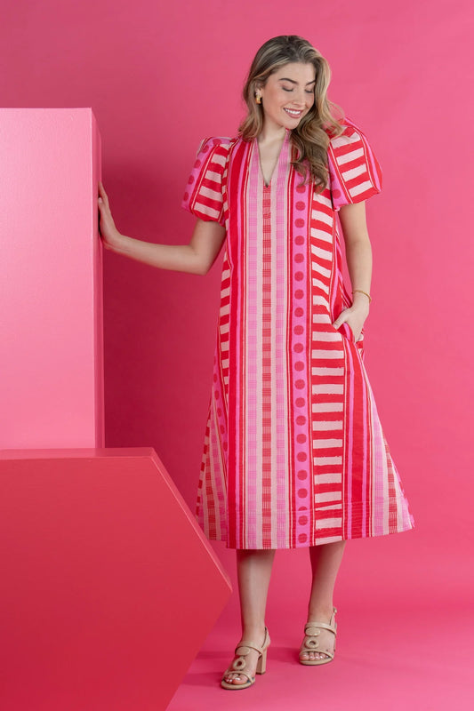 Hampton Dress - Peach Jubilee