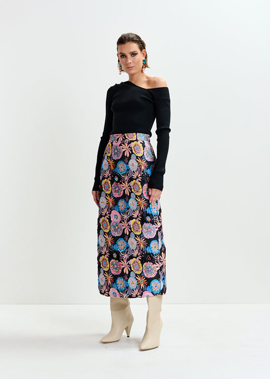 Ivymuse embellished skirt