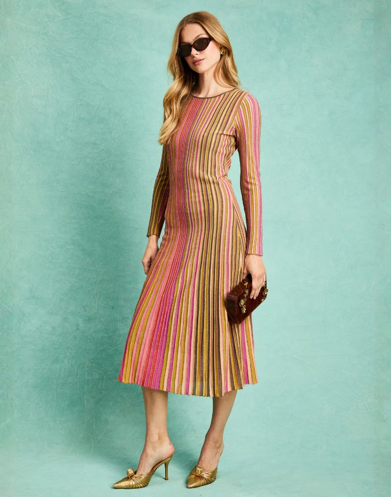 James Knit Midi Dress