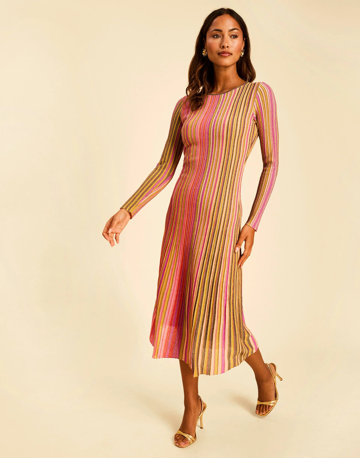 James Knit Midi Dress