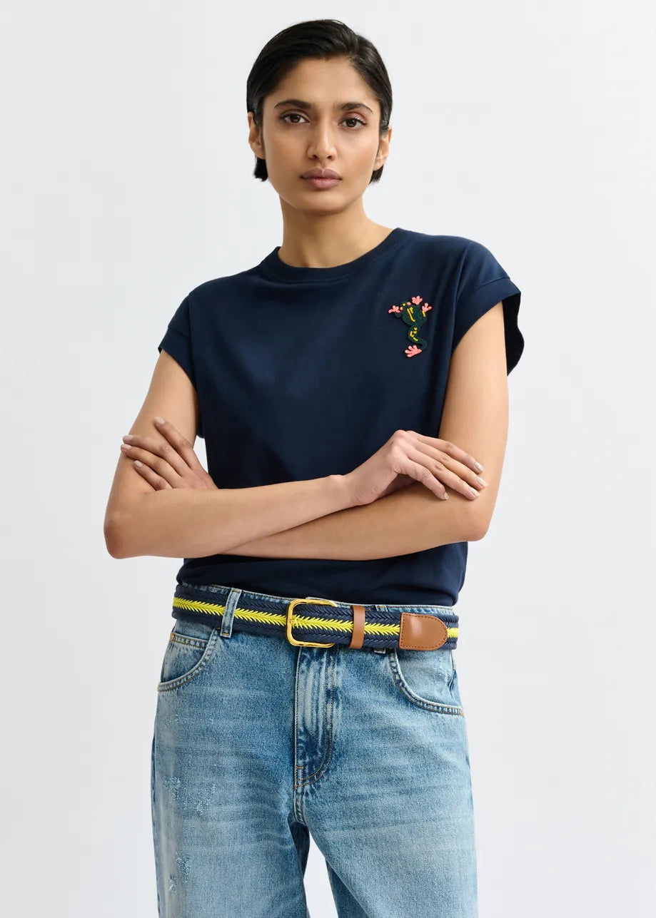 Jungala Embroidered T-Shirt