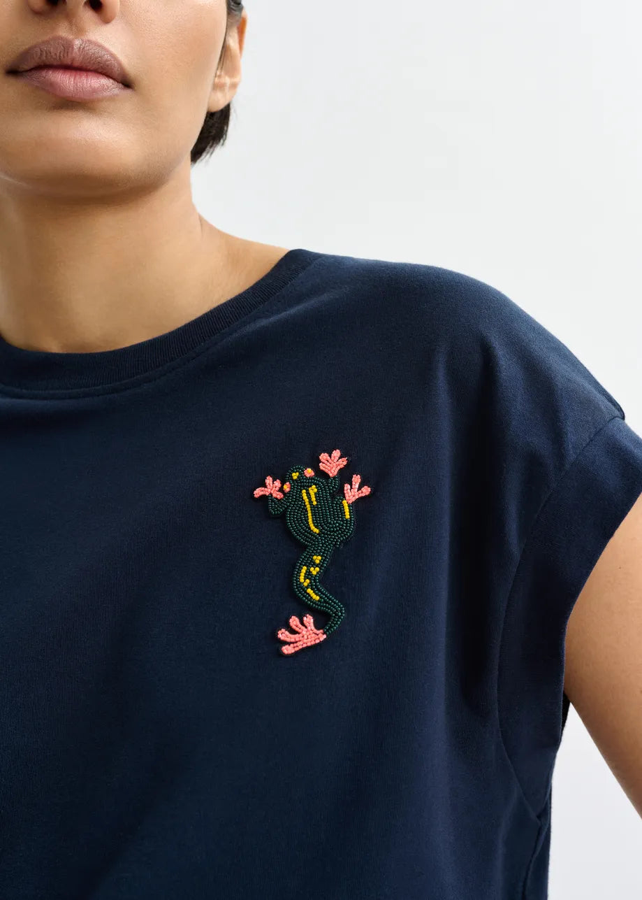 Jungala Embroidered T-Shirt