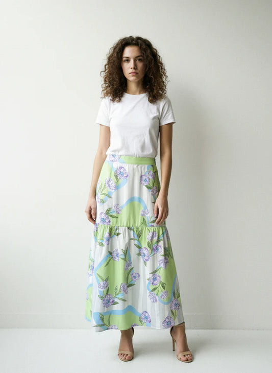 Ada Skirt - Lavender Bloom