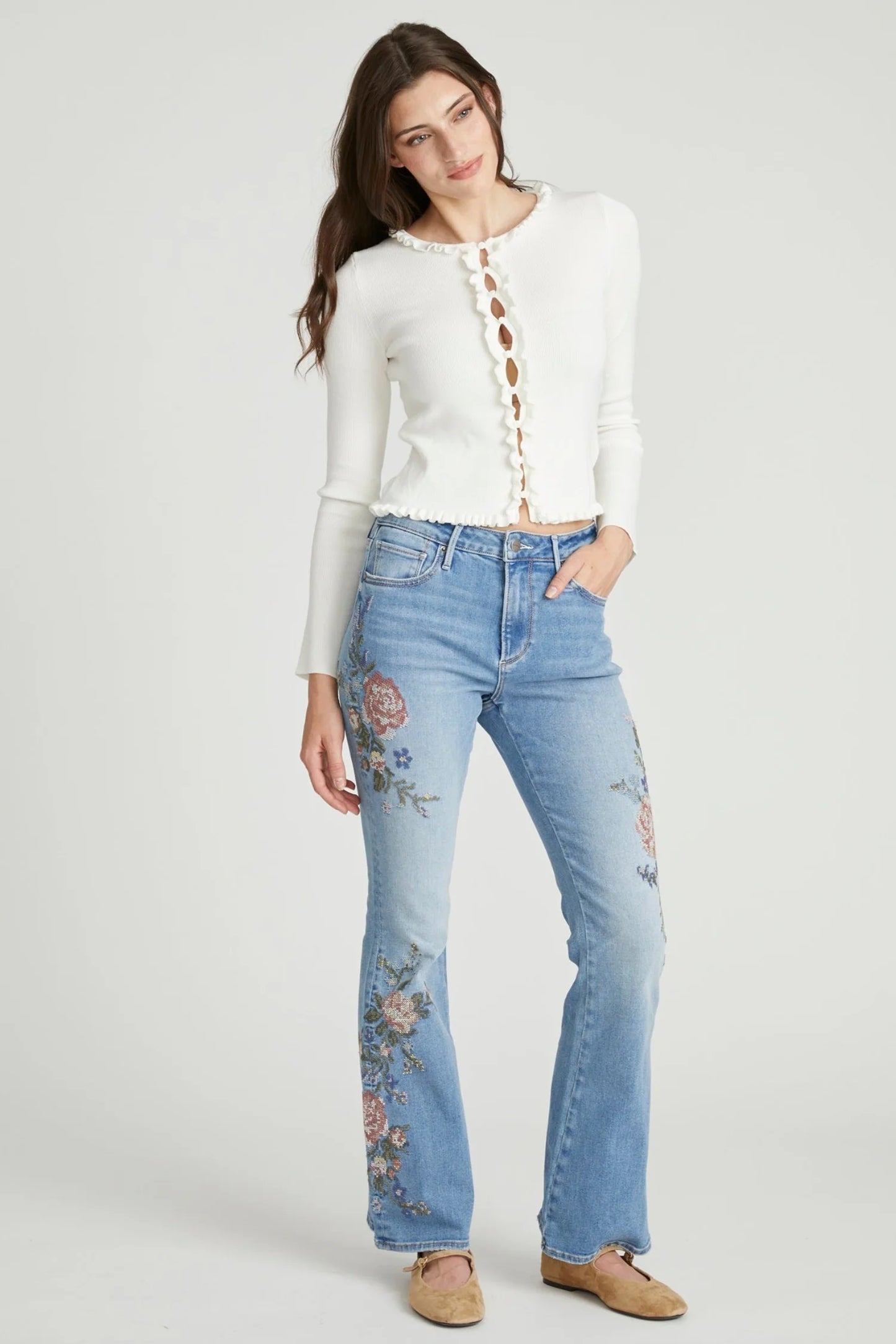 Mila Bootcut - Natura Needlepoint