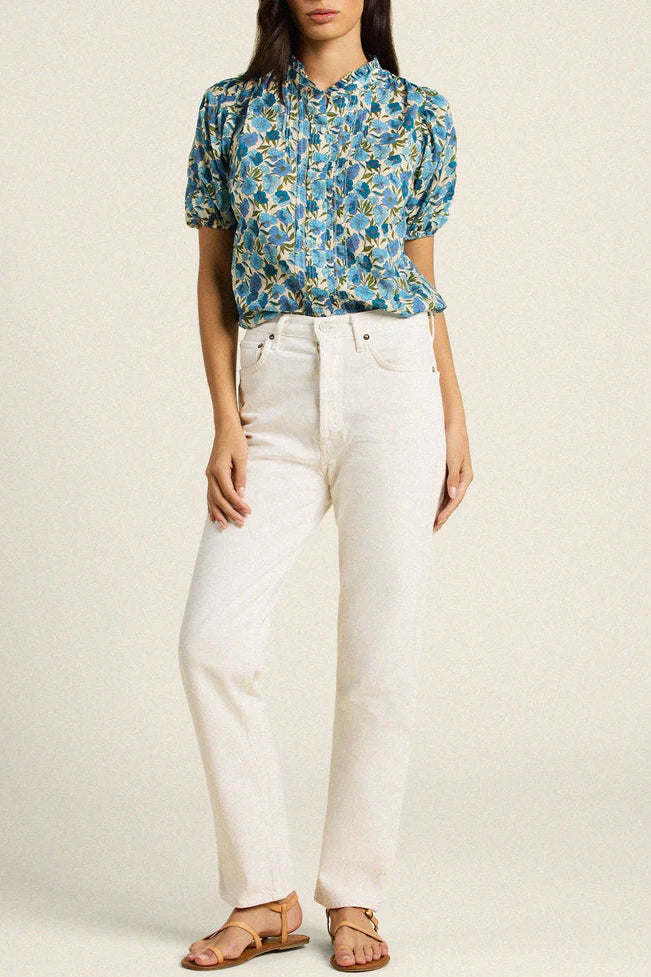 Mira Blouse - Cielo Floral