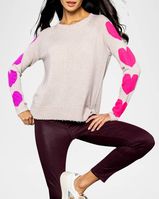 Heart Stealer Intarsia Cashmere Sweater