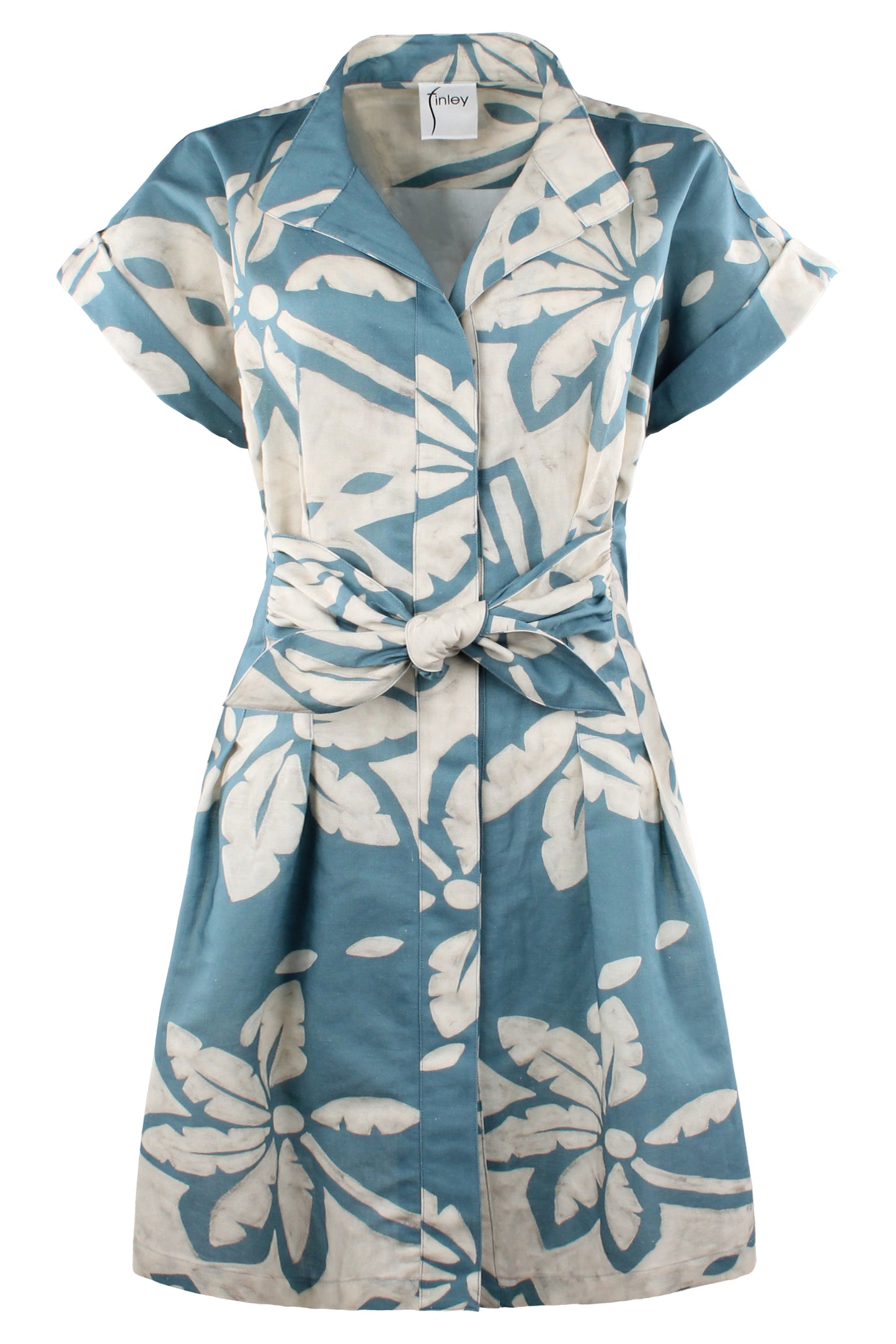 ROCKY DRESS PALM TREE PRINT