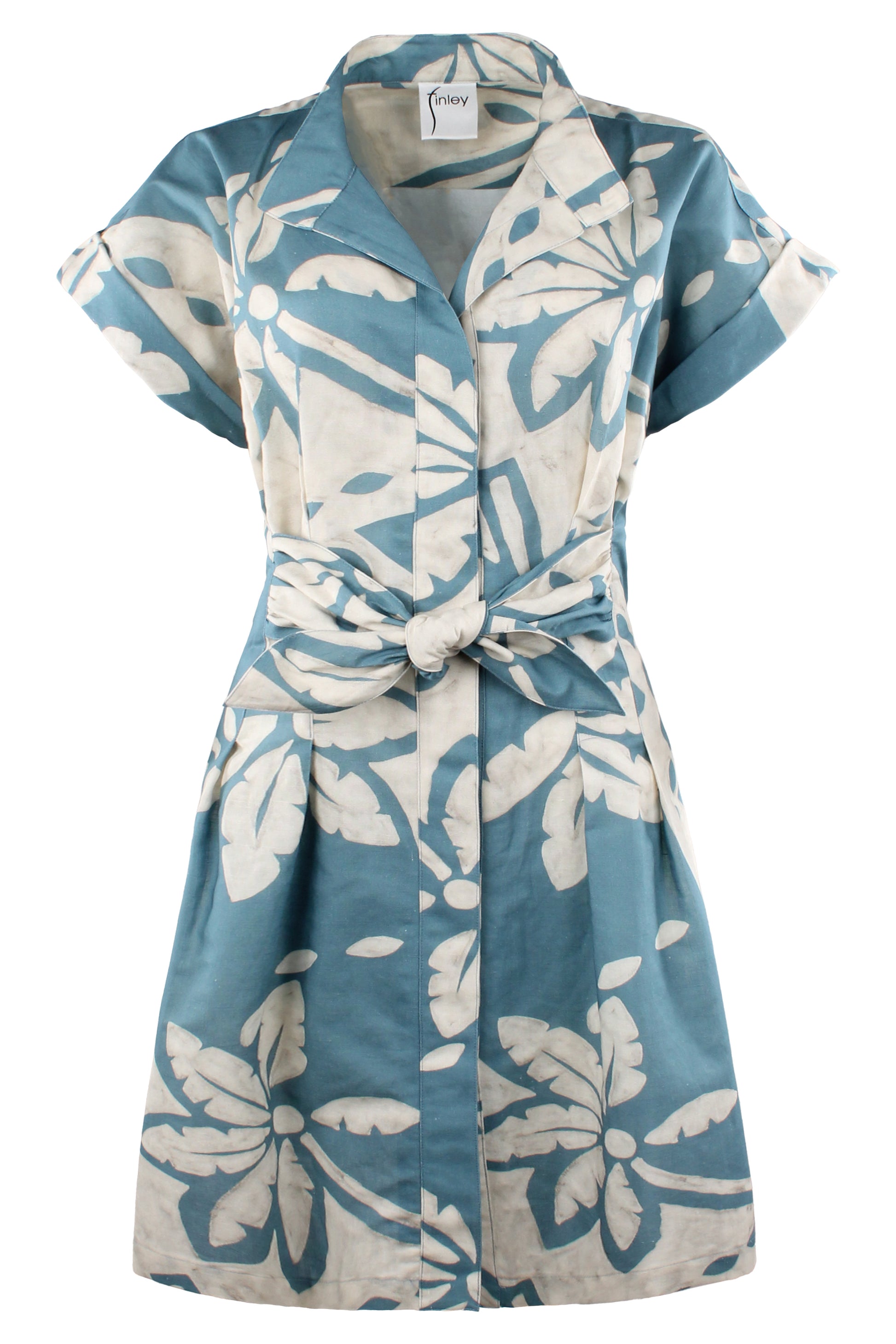 ROCKY DRESS PALM TREE PRINT
