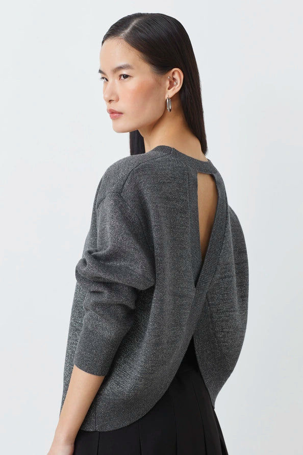Payeti Sweater w/ Open Cross-Back