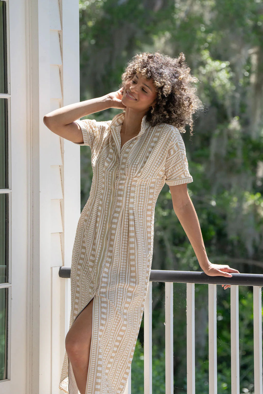 Georgia Dress - Piazza Stripe