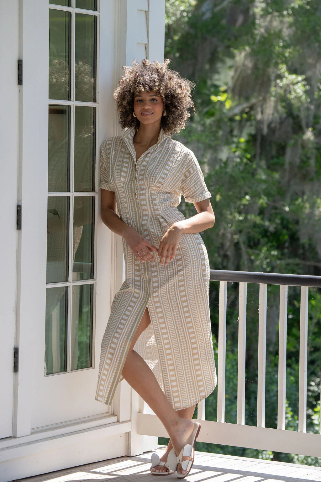 Georgia Dress - Piazza Stripe