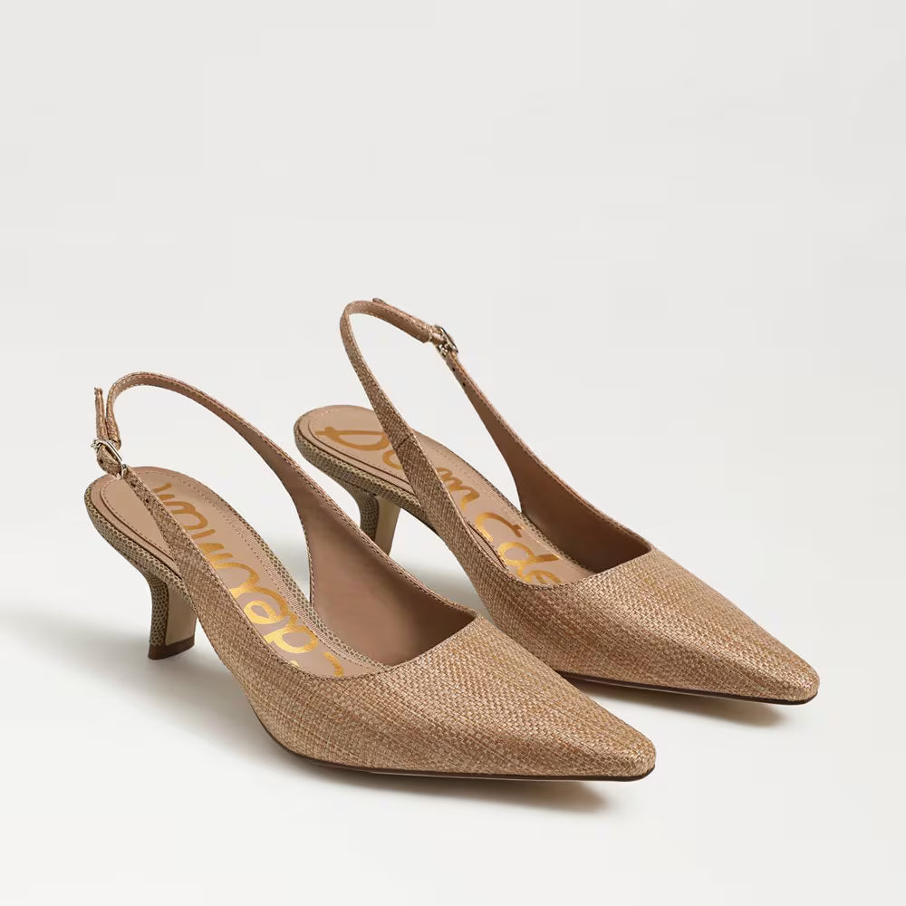 Bianka Slingback Pump - Raffia