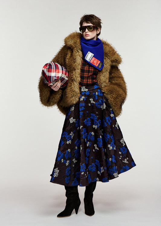 KATHYANNE CIRCLE MIDI-SKIRT