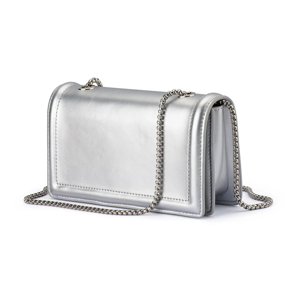 Silver Shoulder Bag