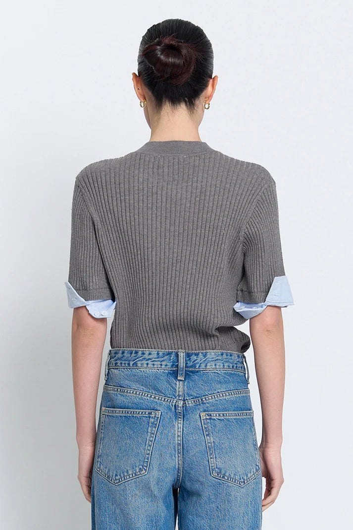Sienna Shirt Cuff Sweater