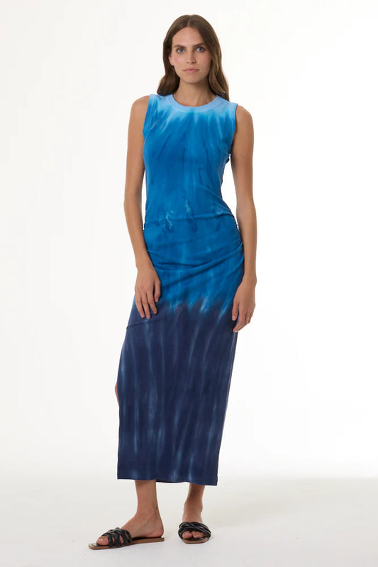 Tamara Dress - Blue Brushed Ombre