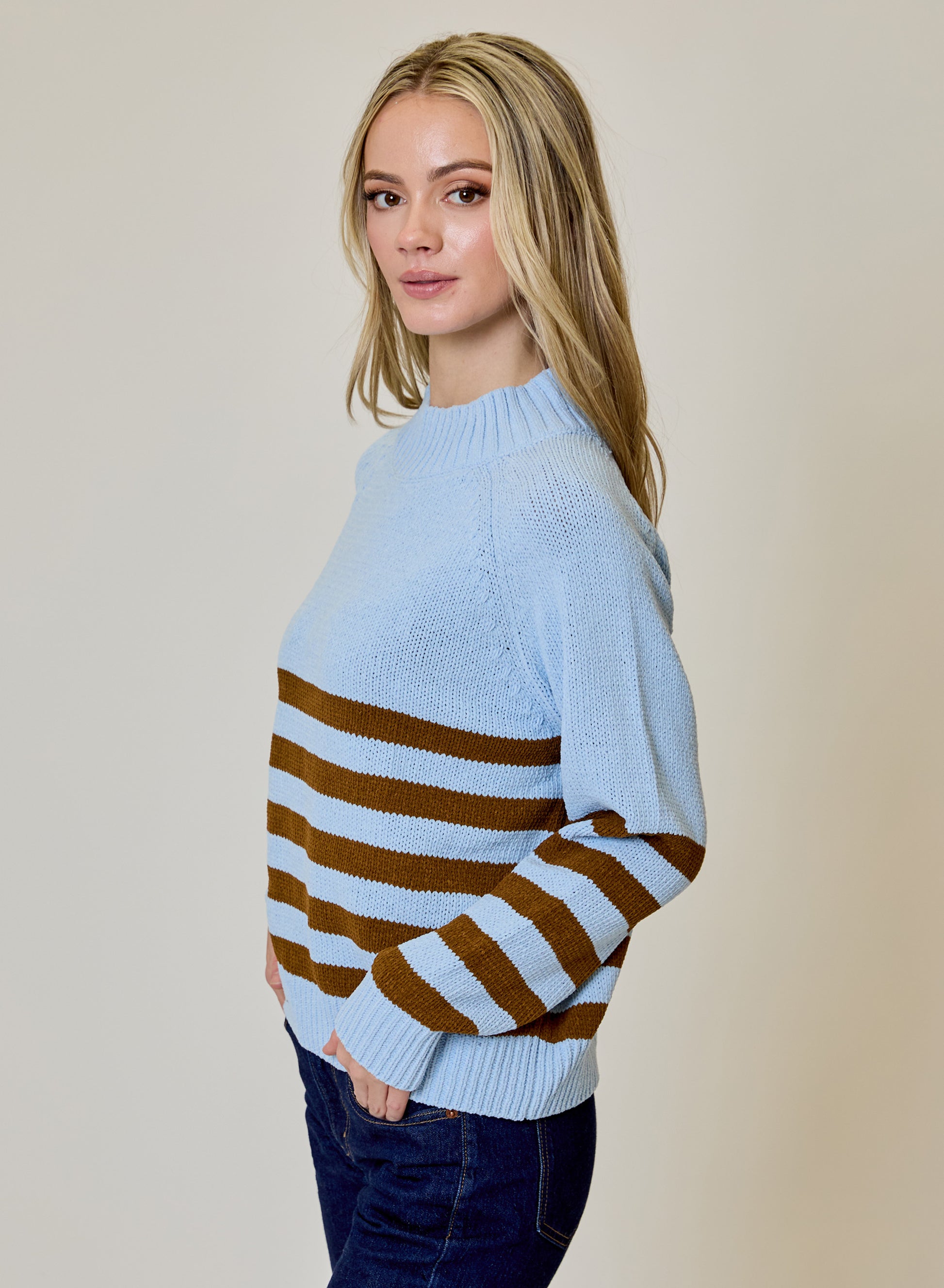 RAGLAN STRIPE SWTR
